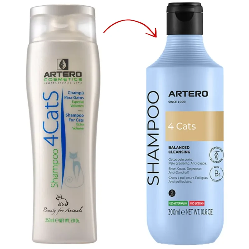 Champú Gato 250 ml 4 Cats Artero