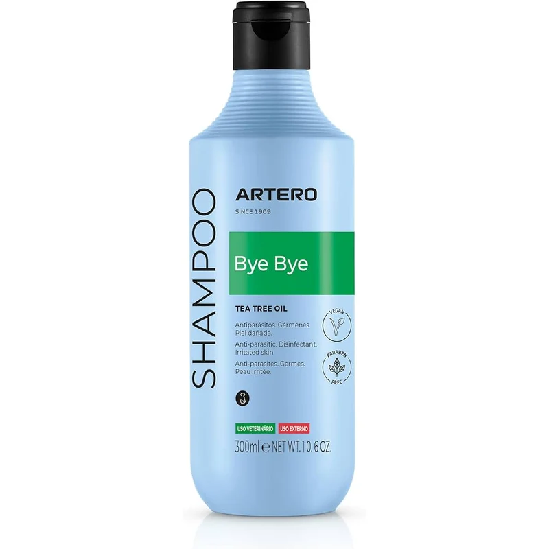 Champú Bye Bye Antiparasitario para Perros 250 ml Artero