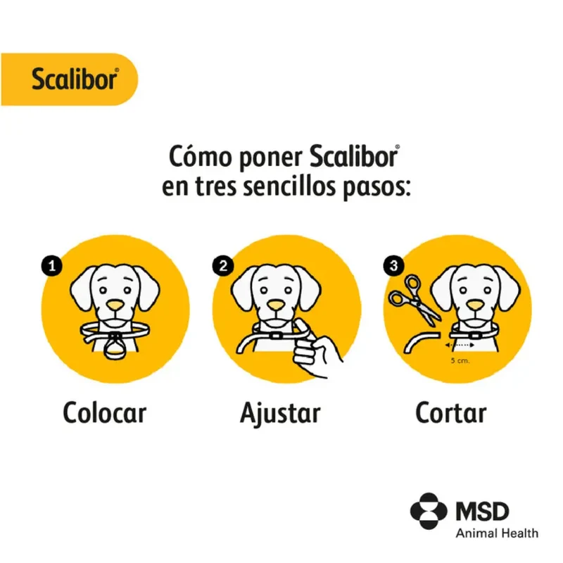 Scalibor Collar Antiparasitario para Perros | 12 Meses de Protección | Mosquitos, Pulgas y Garrapatas