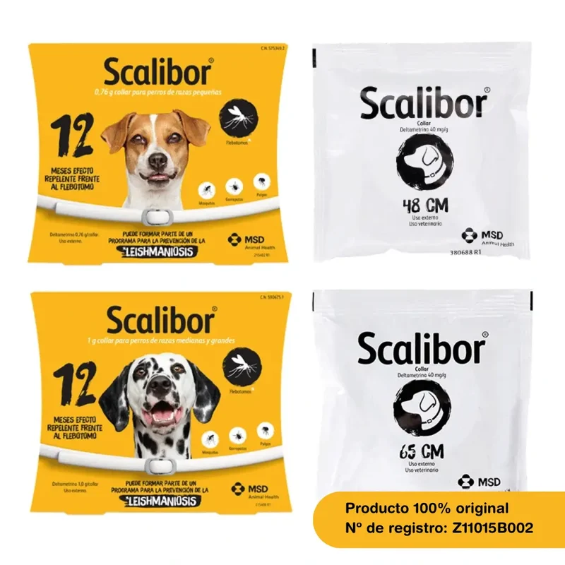 Scalibor Collar Antiparasitario para Perros | 12 Meses de Protección | Mosquitos, Pulgas y Garrapatas