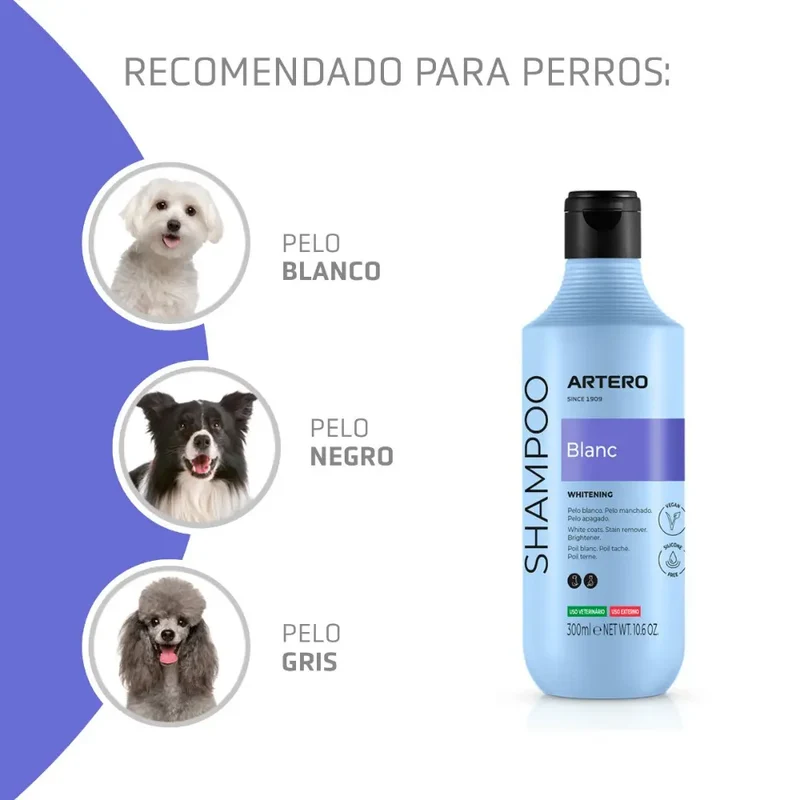 Champú Perro Pelo Blanco Artero