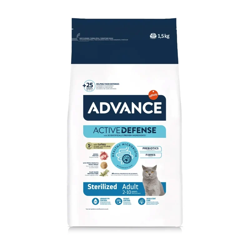 Advance Adult Sterilized Turkey Pienso de Pavo para Gatos