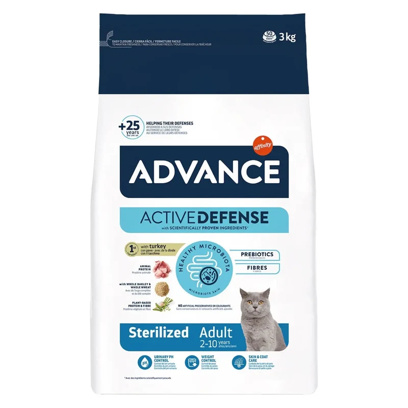 Advance Adult Sterilized Turkey Pienso de Pavo para Gatos