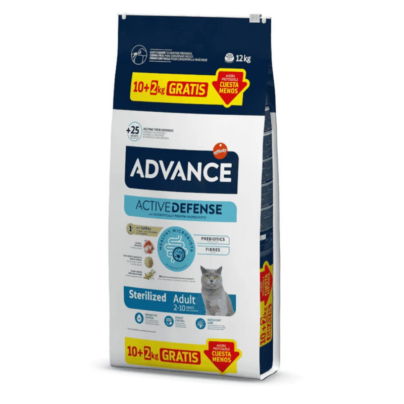 Advance Adult Sterilized Turkey Pienso de Pavo para Gatos