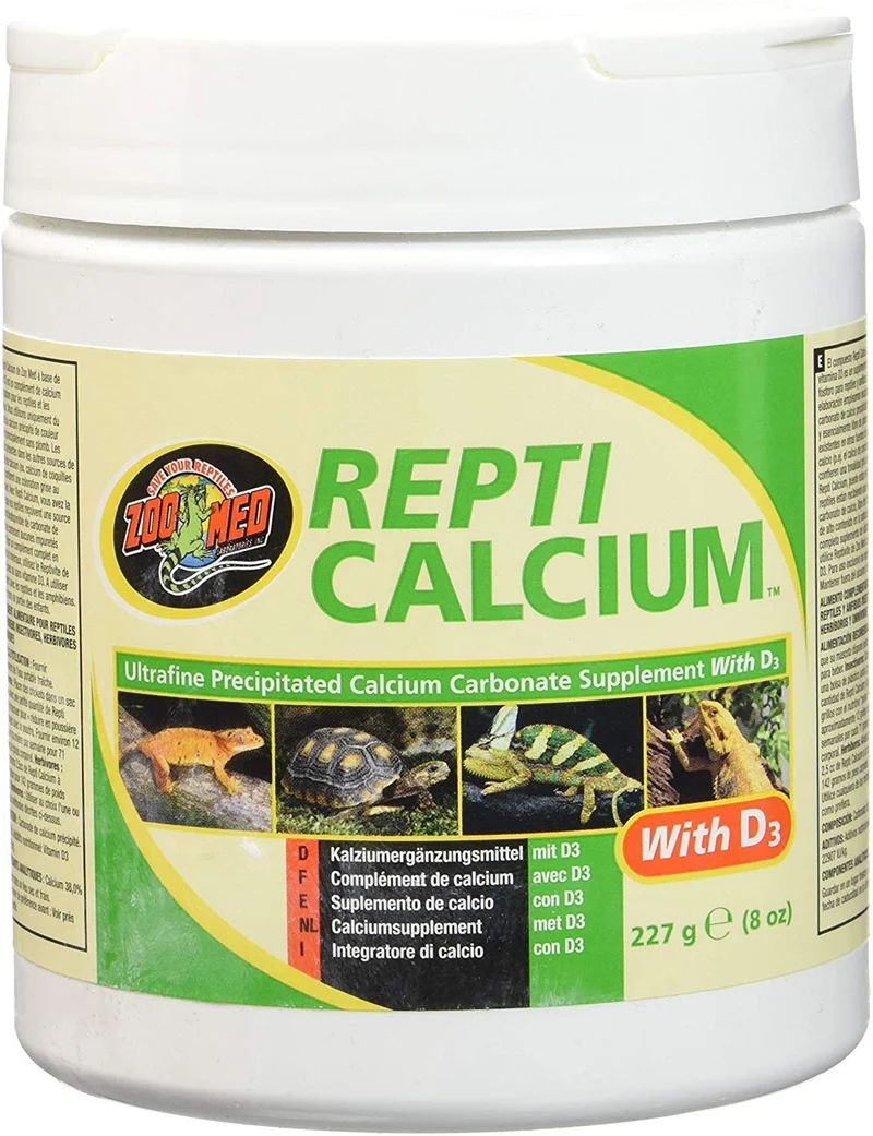 Zoo Med Repti Calcio con D3 8 oz – Paquete de 3