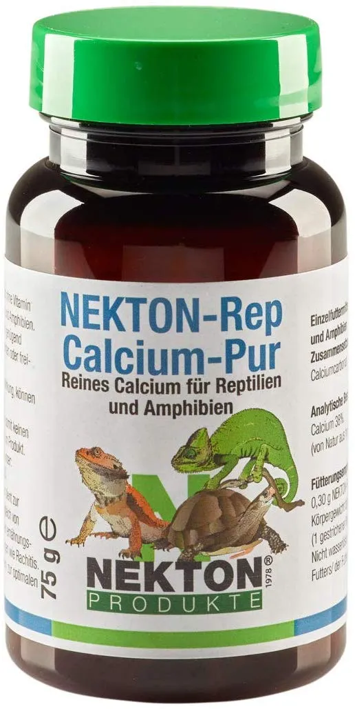 Nekton-Rep Suplemento de calcio puro para reptiles y anfibios