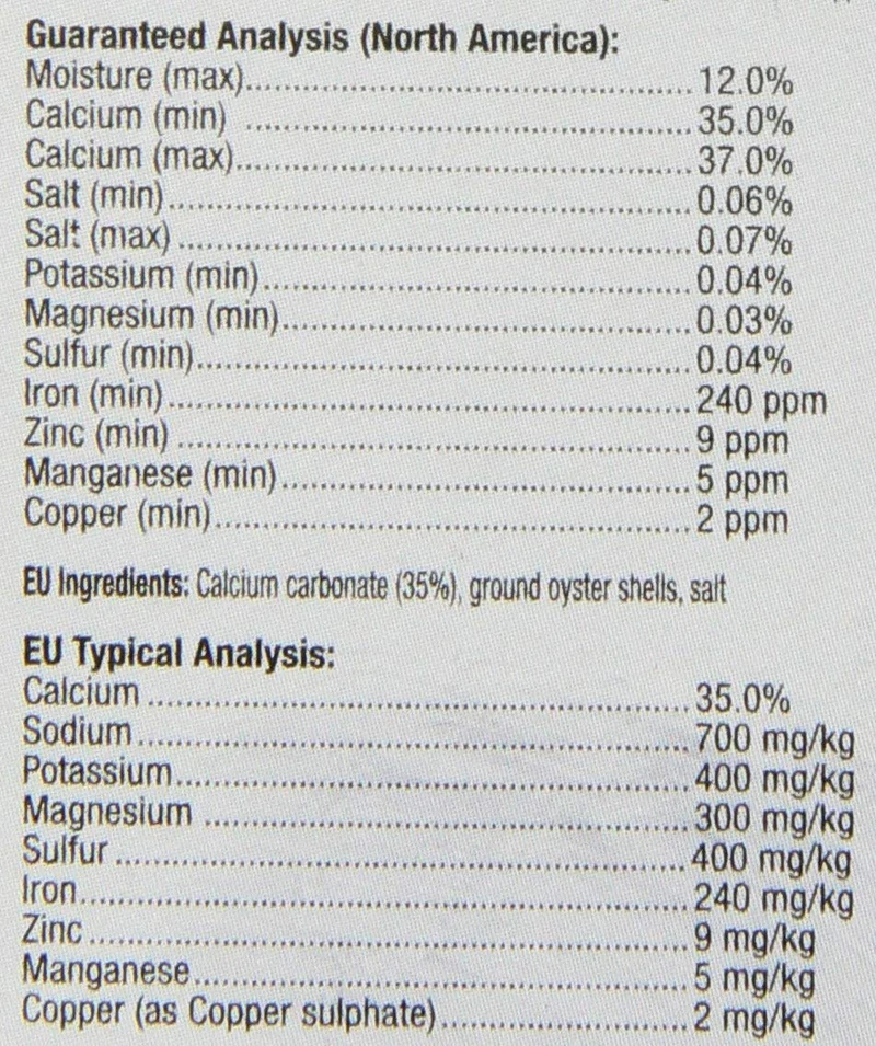 EXO TERRA Reptiles/anfibios en polvo Suplemento de calcio, 1.4-ounce