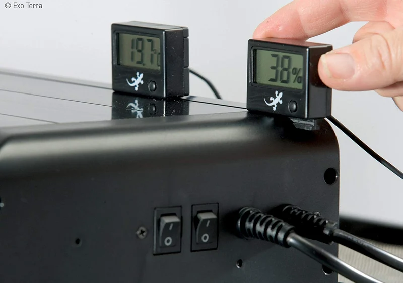 EXO TERRA Termómetro Digital con Sonda, Celsius y Fahrenheit