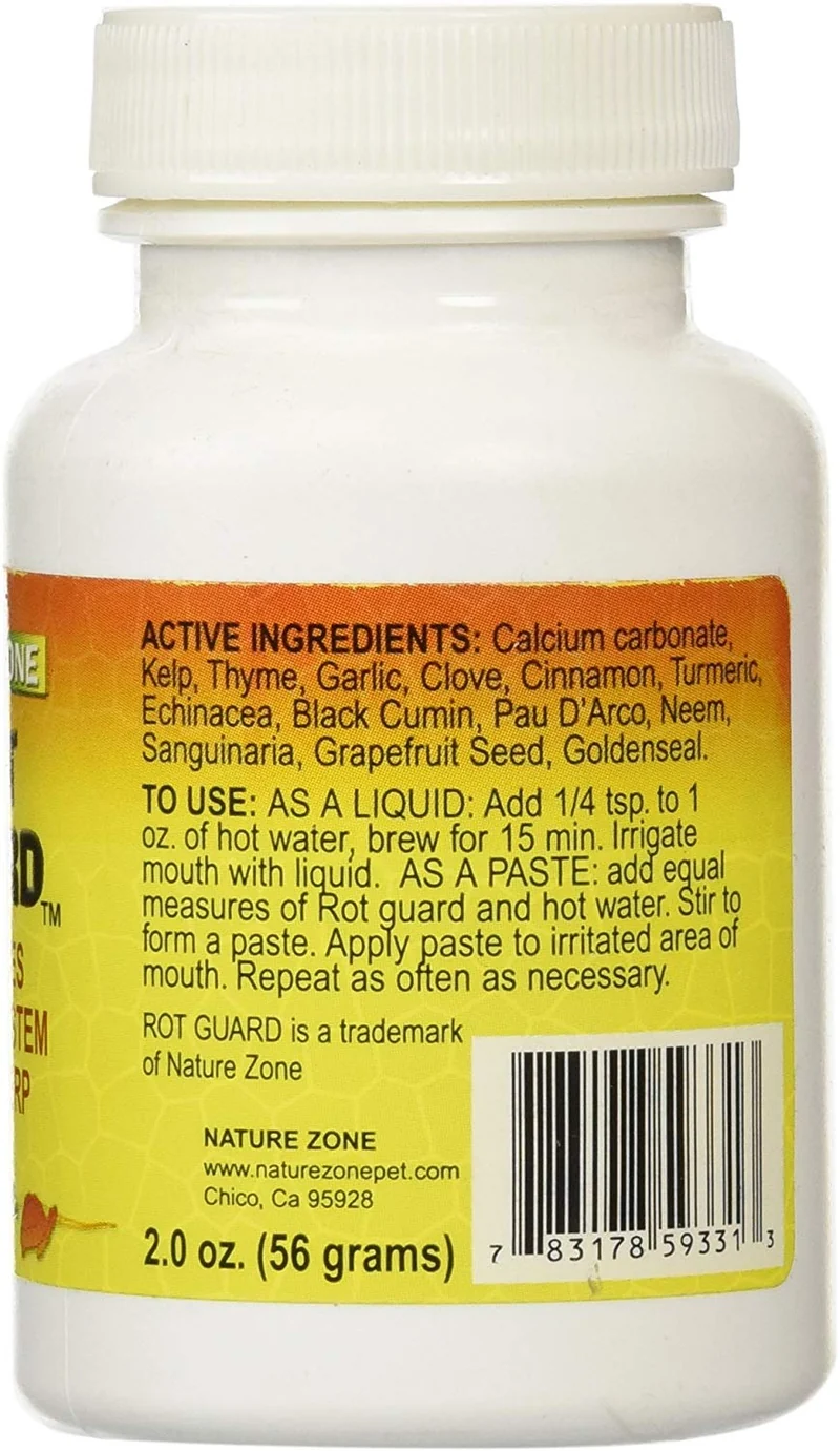 Naturaleza Zona snz59331 rot Guardia Enhance sistema inmunológico para reptiles, 2 Onza