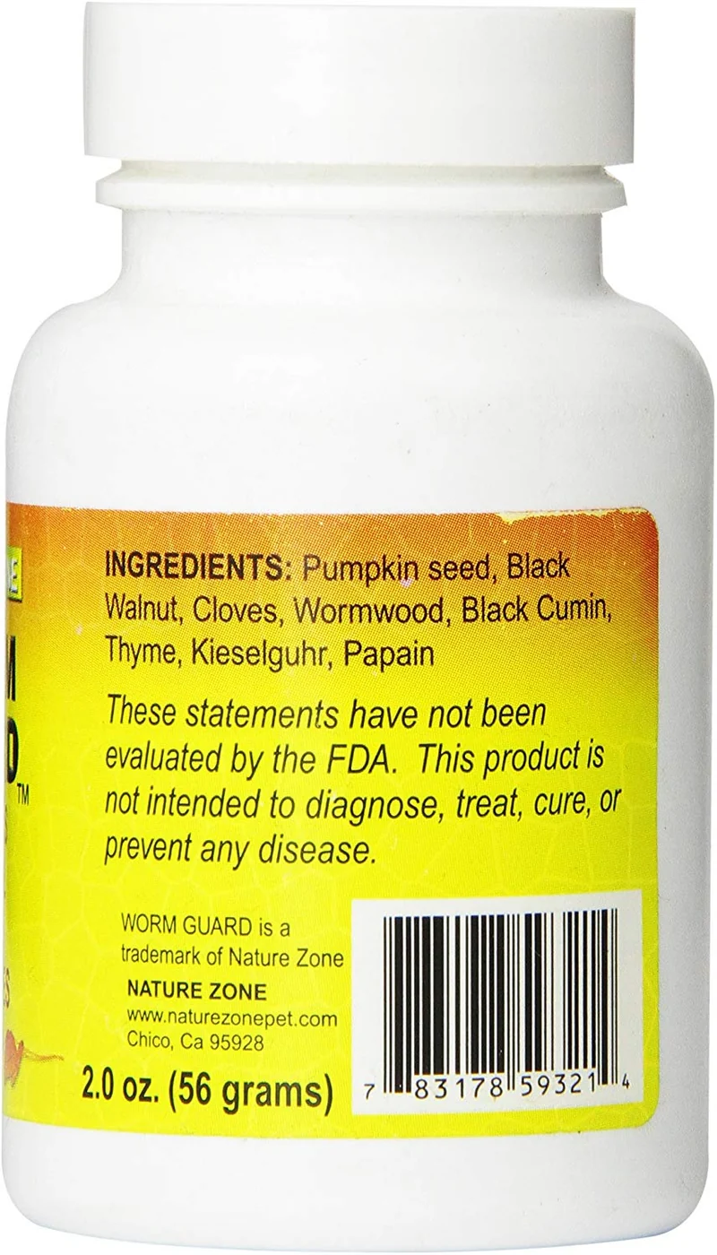 Naturaleza Zona snz59321 Reptil Gusano Guardia en polvo, 2-Ounce
