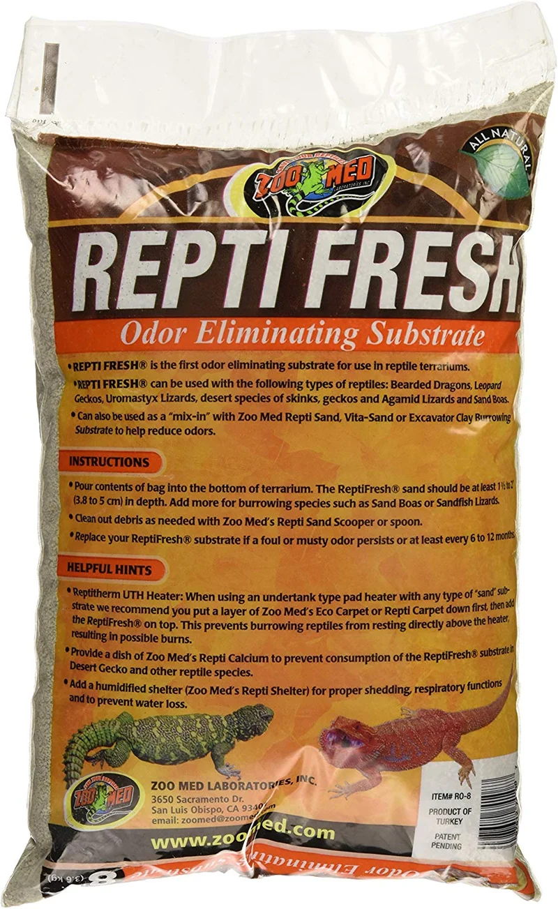 Zoo Med reptifresh olor eliminando Sustrato, 8 libras