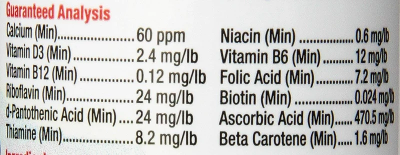 Zilla Vitamina Suplemento con beta caroteno, Negro