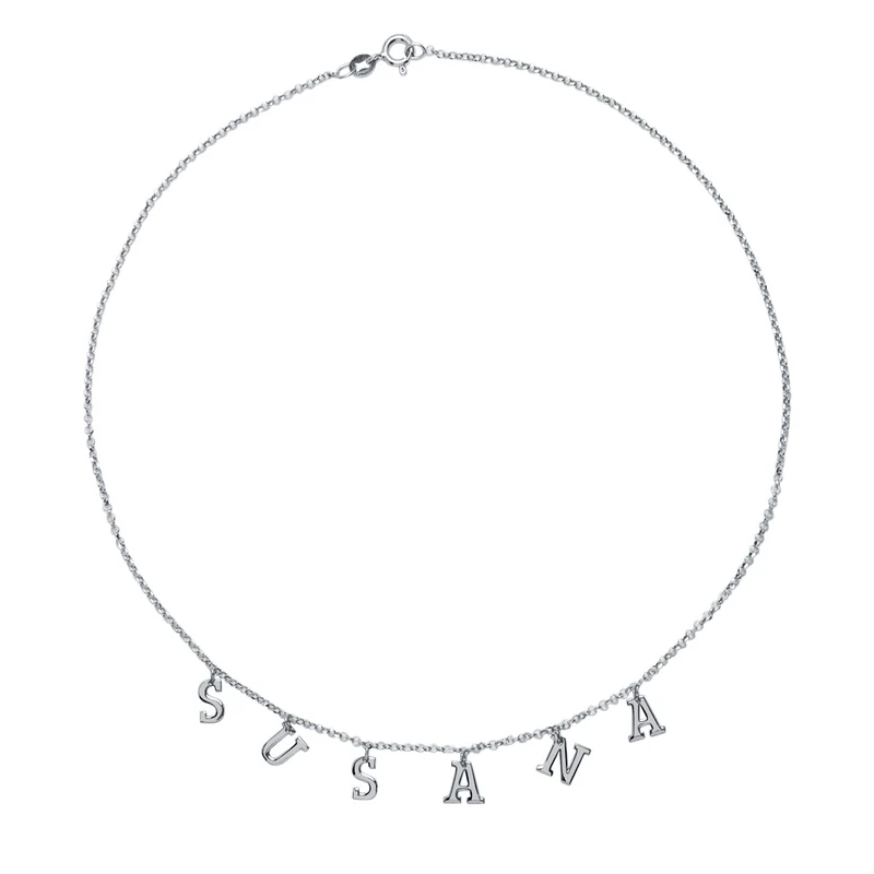 Collar de Plata 925 con Nombre Grabado