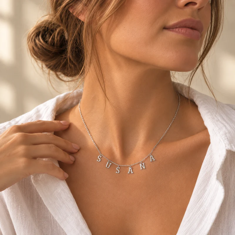 Collar de Plata 925 con Nombre Grabado