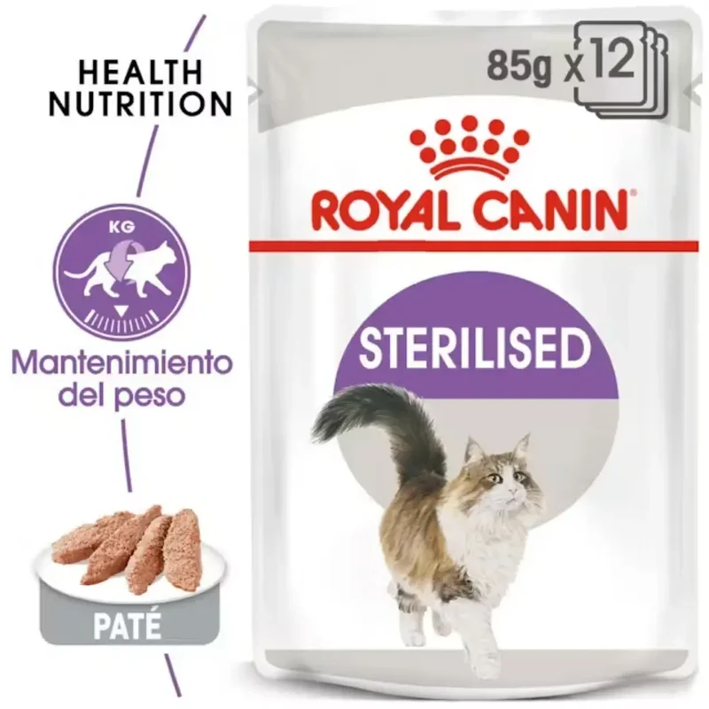 Royal Canin Sterilized Paté 85 g Comida Húmeda para Gatos
