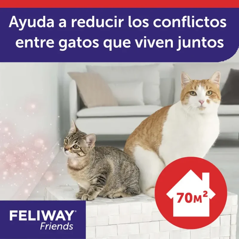 Feliway Friends Difusor+Recambio 48 ml