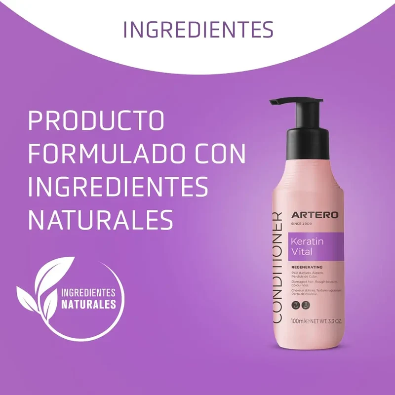 Acondicionador Keratin Vital 100 Ml Artero