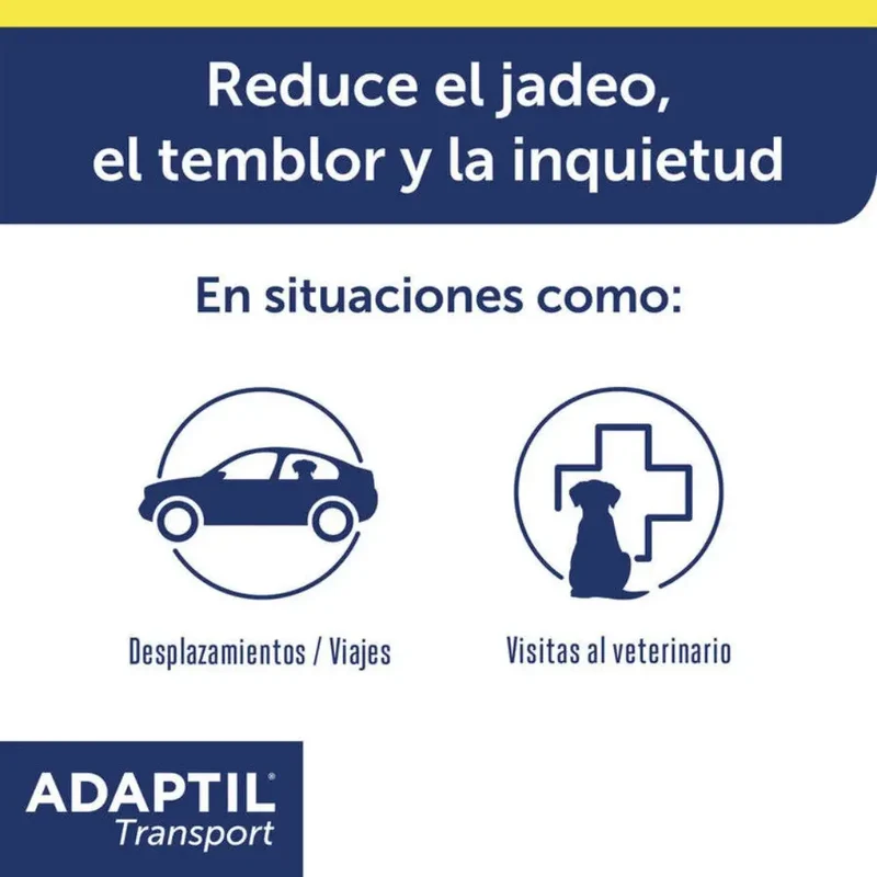 Adaptil Transport Spray Antiestrés para Perros 60 ml - Viajes, Transporte, Veterinario