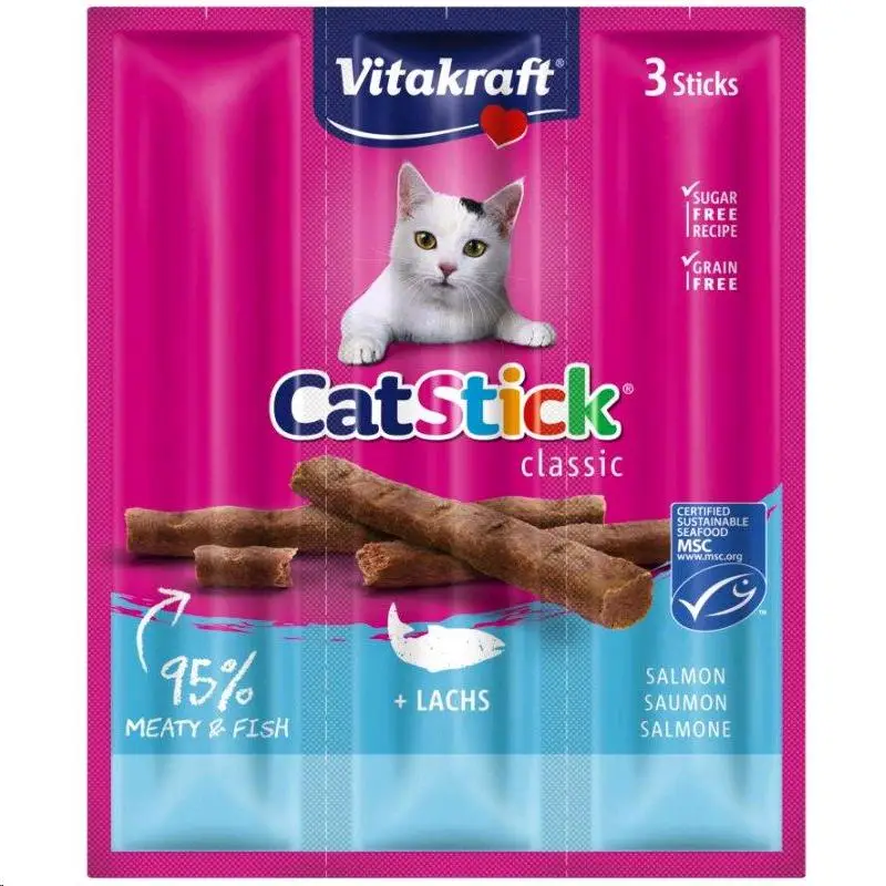Vitakraft Cat Stick Mini Salmón