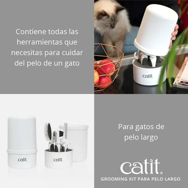Catit Kit Grooming Pelo Largo