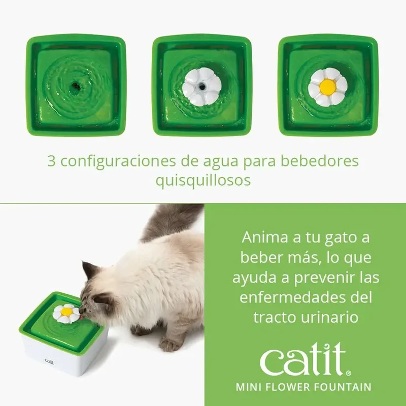 Catit Mini Bebedero Flor 1,5 Lts