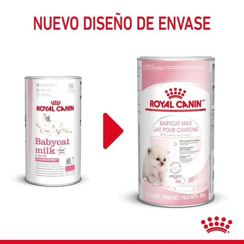 Royal Canin Babycat Milk 300 g Kit Leche en Polvo para Gatitos