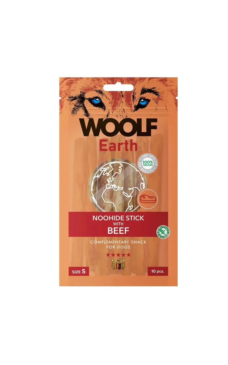 Woolf Earth Sticks With Beef S 90 g
