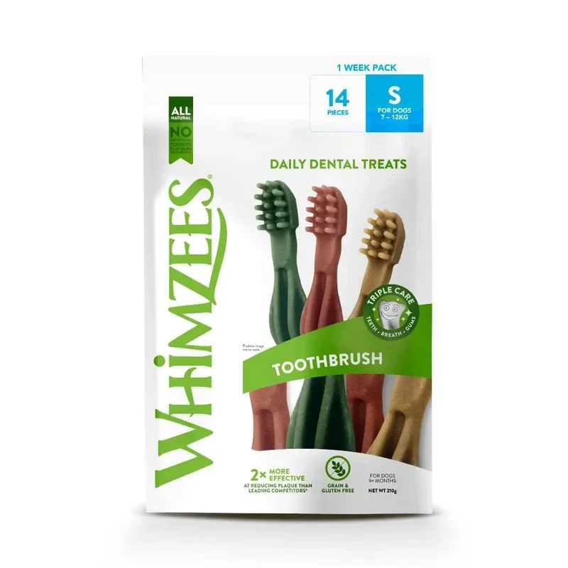 Whimzees Cepillo S Bolsa 14Pzas 210 g