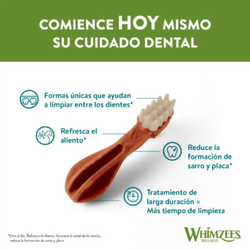 Whimzees Cepillo de Dientes Mix Bolsa 360 g Snack para Perros