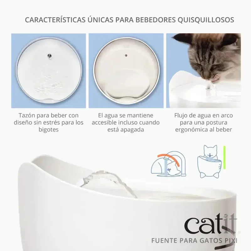 Catit Pixi Fuente Blanca, 2,5L