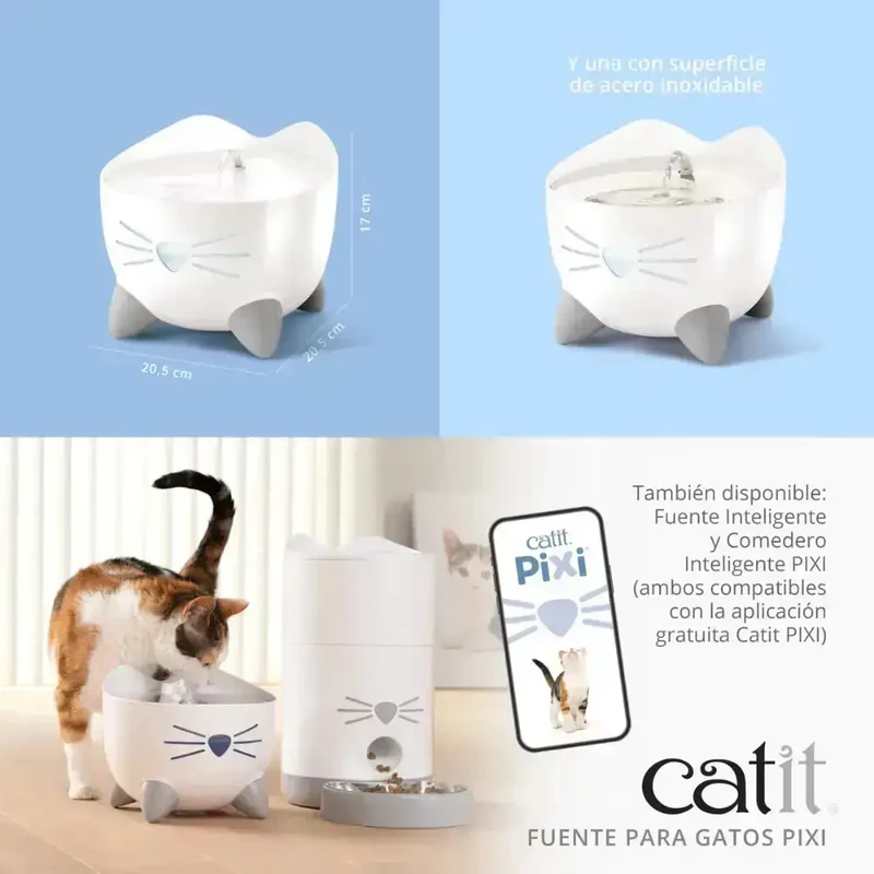 Catit Pixi Fuente Blanca, 2,5L