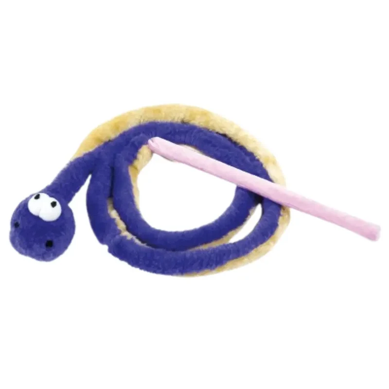 Juguete Gatos Serpiente Peluche con Vara 137 cm