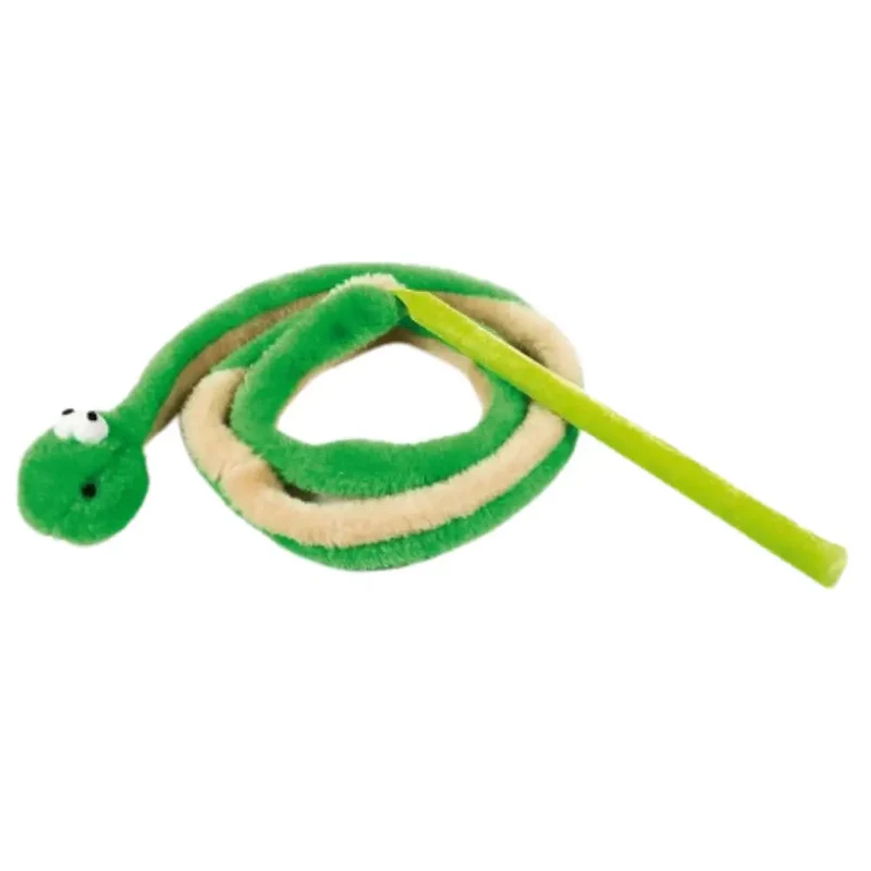 Juguete Gatos Serpiente Peluche con Vara 137 cm