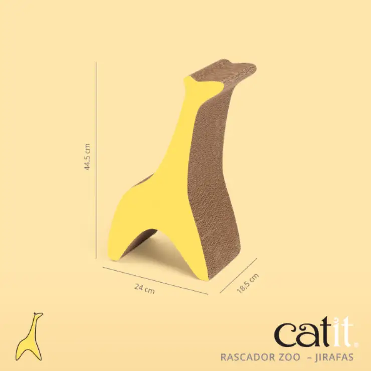 Rascador Catit Zoo Jirafa Pequeña 44,5X18,5X24 cm