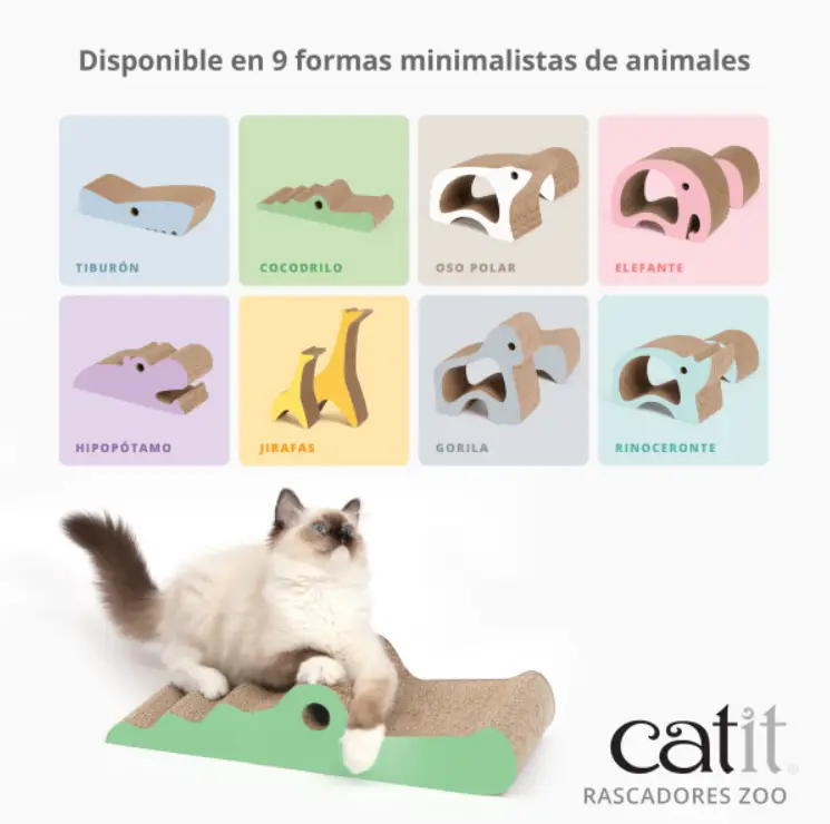 Rascador Catit Zoo Jirafa Pequeña 44,5X18,5X24 cm