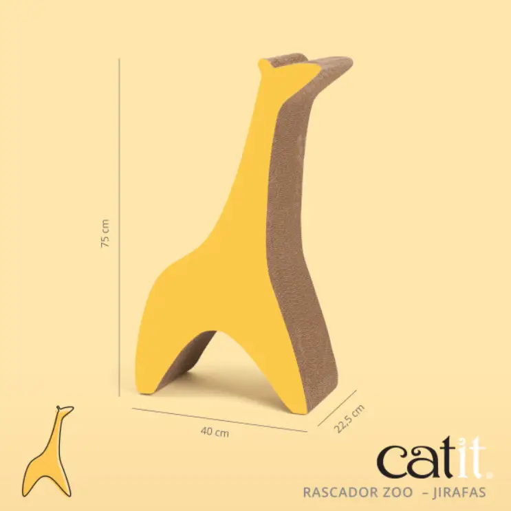 Rascador Catit Zoo Jirafa Grande 75X22,5X40 cm