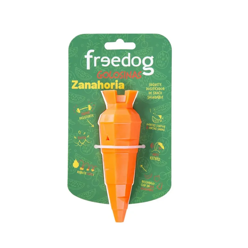 Juguete Golosina Zanahoria 14,2 cm Freedog