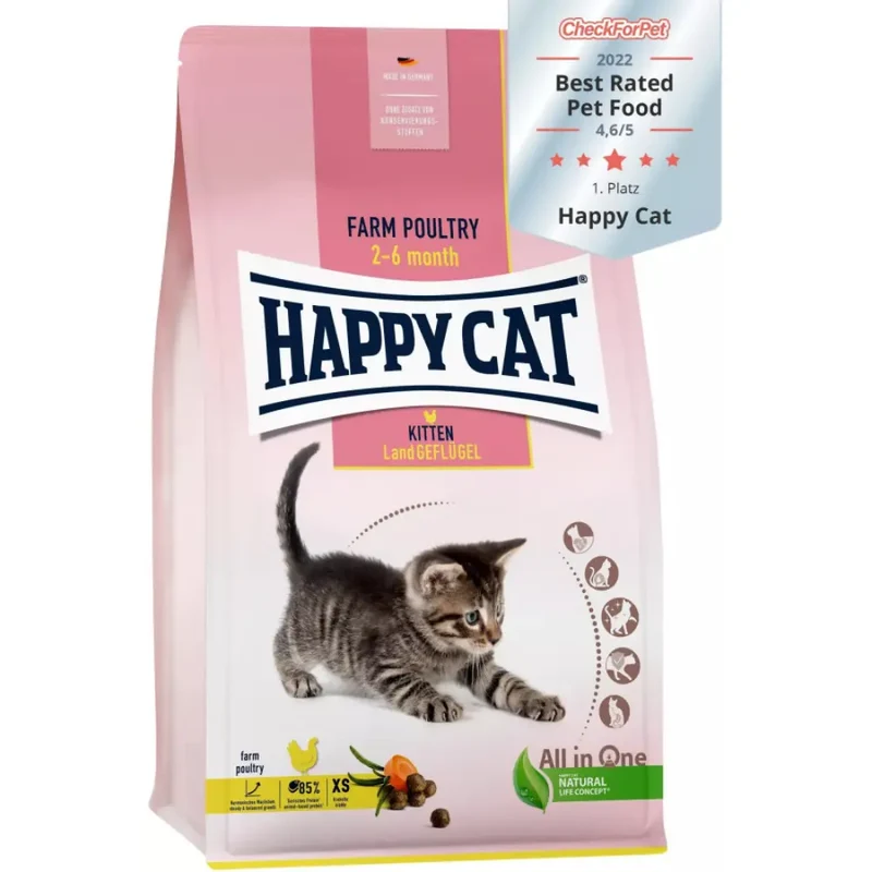 Happy Cat Kitten Landgeflügel (Ave de Corral)