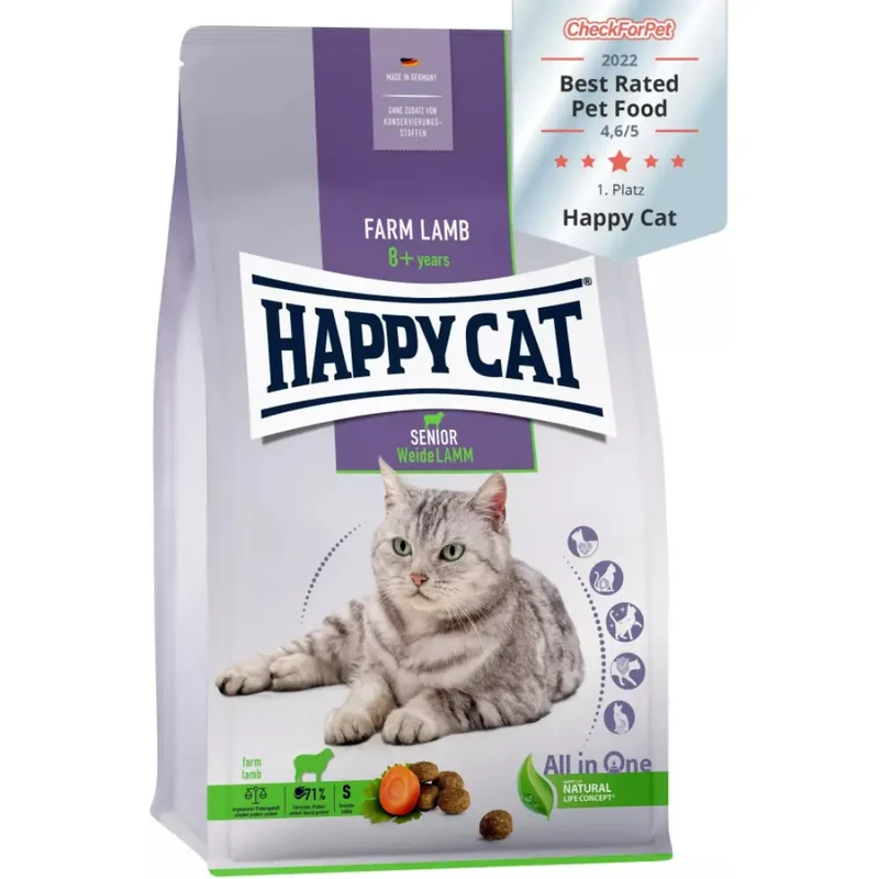 Happy Cat Senior Weidelamm sabor Cordero