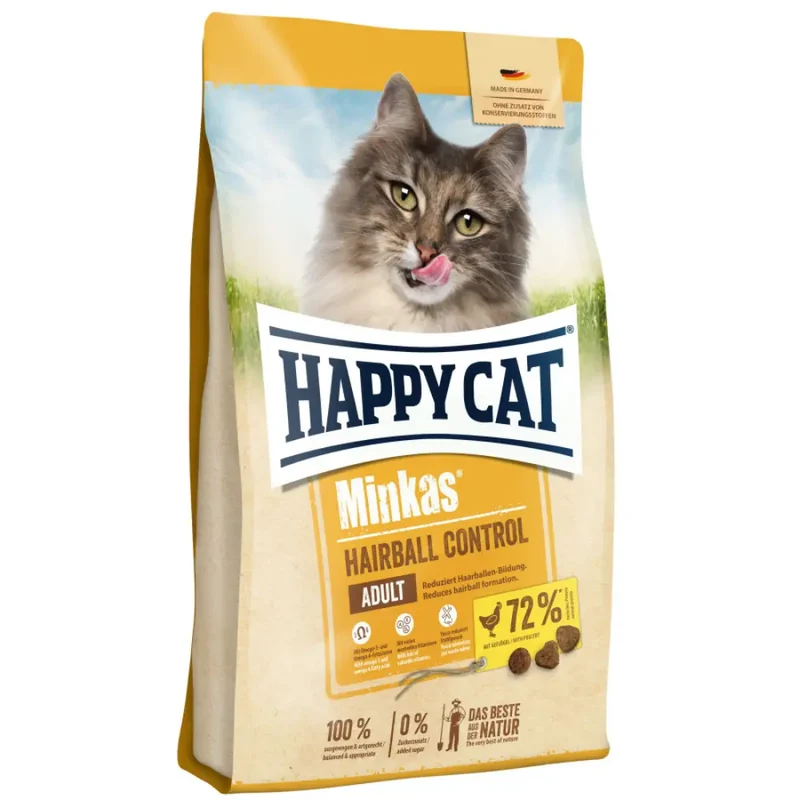 Happy Cat Minkas Hairball Control 10 kg (Ave de Corral)
