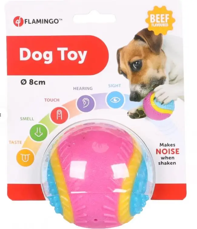 Pelota 5 Sentidos 5Enses Ball 8 cm Flamingo