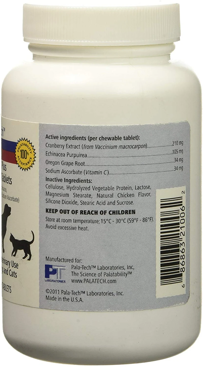 palatech Cranberry Plus Chewable comprimidos (60 pestañas) por Pala Tech