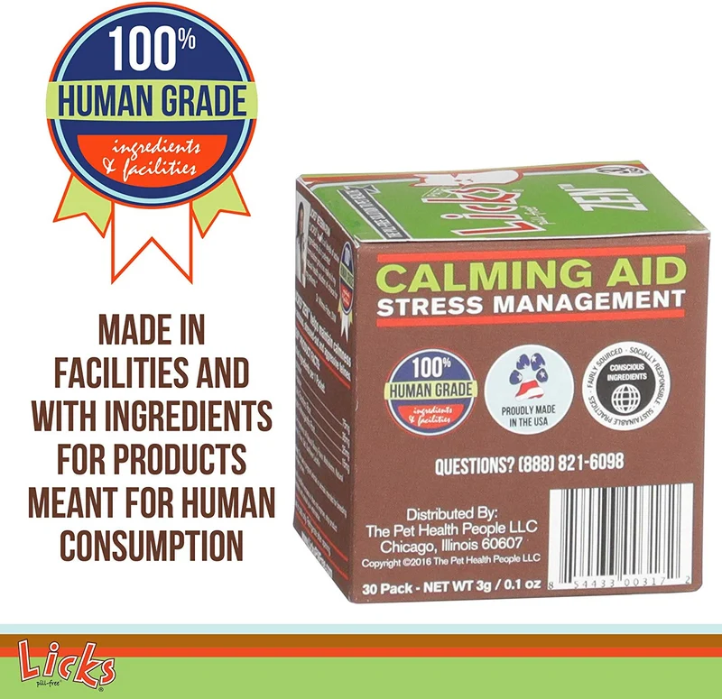 Licks Cat Zen relajante ayuda Suplementos – 30-use