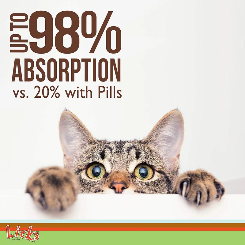 Licks Cat Zen relajante ayuda Suplementos – 30-use