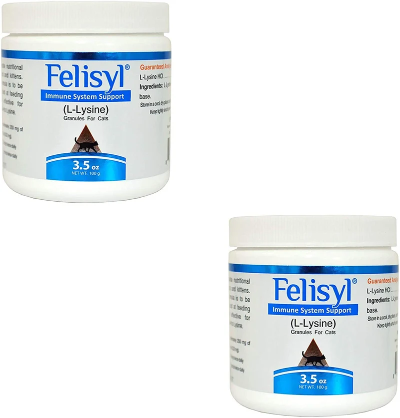 Sistema de inmunización de felisilo, apoyo a granulados – Soporta tejidos saludables, respiratorio y visión para gatos – 3,5 oz