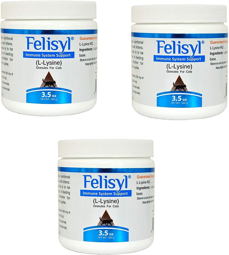 Sistema de inmunización de felisilo, apoyo a granulados – Soporta tejidos saludables, respiratorio y visión para gatos – 3,5 oz