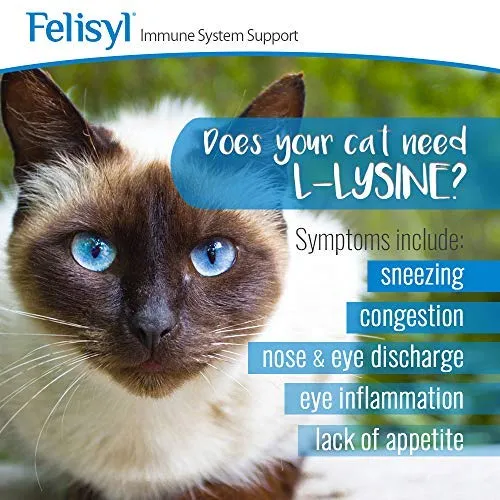 Sistema de inmunización de felisilo, apoyo a granulados – Soporta tejidos saludables, respiratorio y visión para gatos – 3,5 oz
