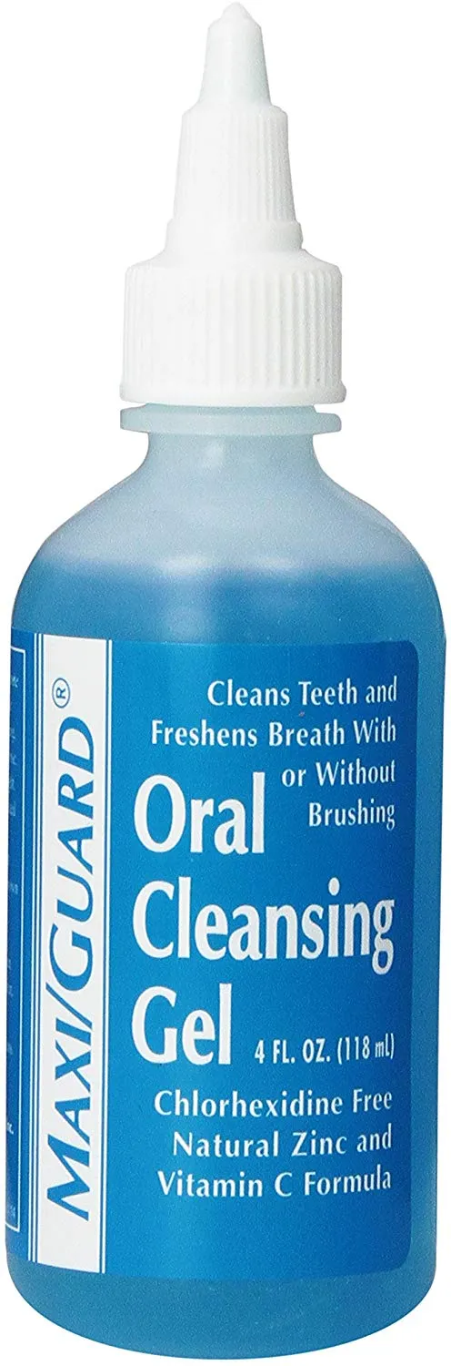 Maxi-Guard Gel de limpieza oral, 4 onzas, Paquete de 1