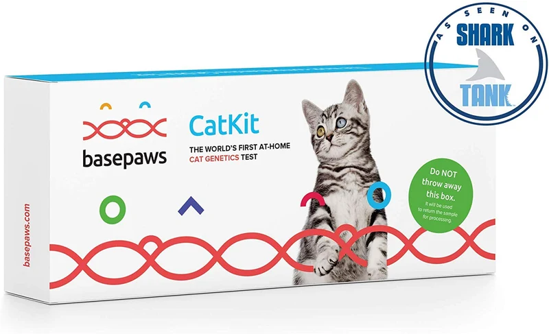 Basepaws Kit de prueba de ADN de gato, Paquete de 2