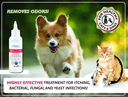 Toallitas para orejas de mascotas Arava, para perros, gatos, cachorros y gatitos, 100 unidades, desodorizante de limpieza medicada natural, elimina la suciedad de la cera, levadura y ácaros irritaciones, evita olores picantes, toallitas suaves para perros